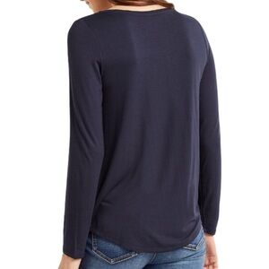 REITMANS R Essentials Scoop Neck Tee/Top With Long Sleeves Charcoal Grey Size XS